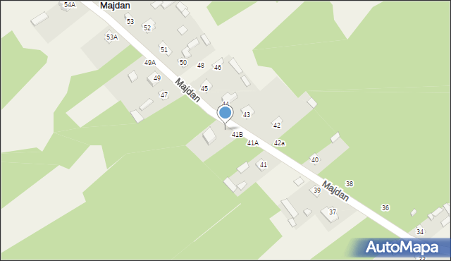 Majdan, Majdan, 41C, mapa Majdan