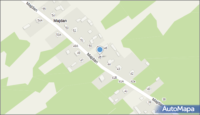 Majdan, Majdan, 45, mapa Majdan