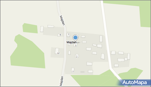 Majdan, Majdan, 4, mapa Majdan