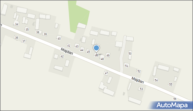 Majdan, Majdan, 46, mapa Majdan