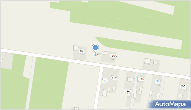 Majdan Golczański, Majdan Golczański, 10e, mapa Majdan Golczański