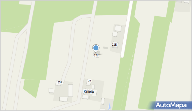 Majdan Golczański, Majdan Golczański, 25b, mapa Majdan Golczański