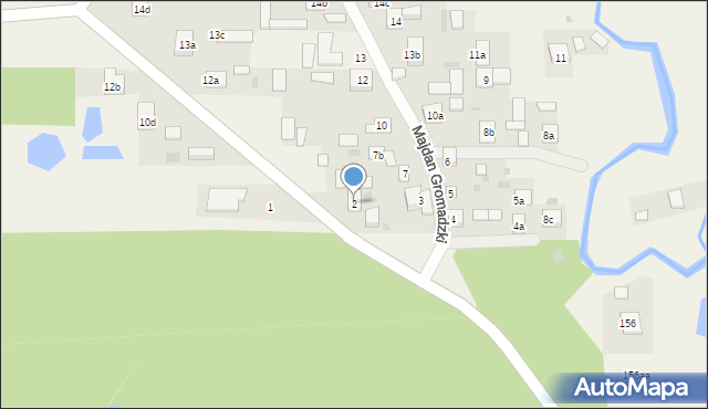 Majdan Gromadzki, Majdan Gromadzki, 2, mapa Majdan Gromadzki