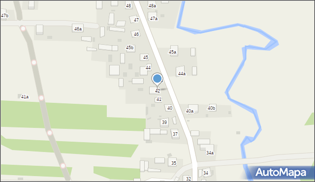 Majdan Gromadzki, Majdan Gromadzki, 42, mapa Majdan Gromadzki