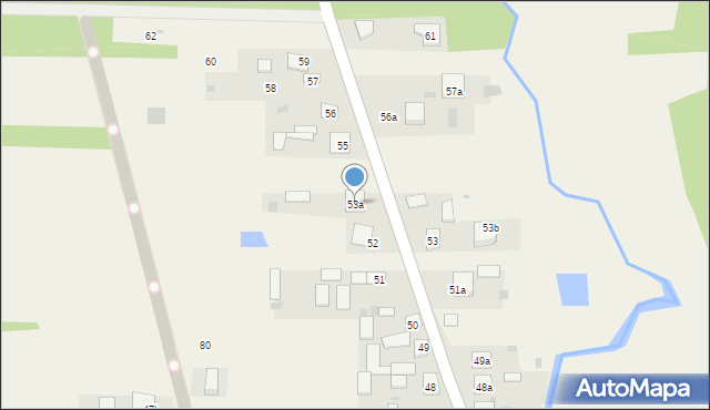 Majdan Gromadzki, Majdan Gromadzki, 53a, mapa Majdan Gromadzki
