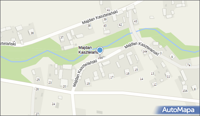 Majdan Kasztelański, Majdan Kasztelański, 19A, mapa Majdan Kasztelański