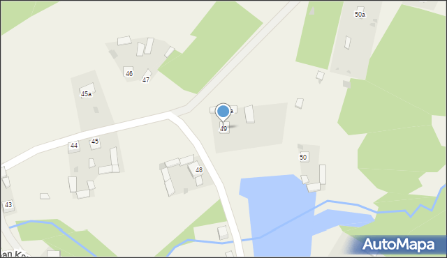 Majdan Kasztelański, Majdan Kasztelański, 49, mapa Majdan Kasztelański