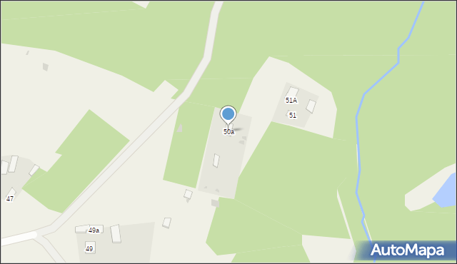 Majdan Kasztelański, Majdan Kasztelański, 50a, mapa Majdan Kasztelański