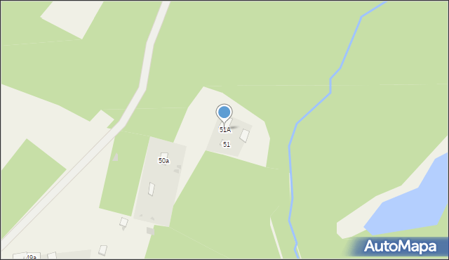 Majdan Kasztelański, Majdan Kasztelański, 51A, mapa Majdan Kasztelański