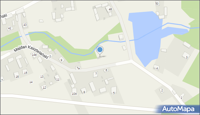 Majdan Kasztelański, Majdan Kasztelański, 6a, mapa Majdan Kasztelański