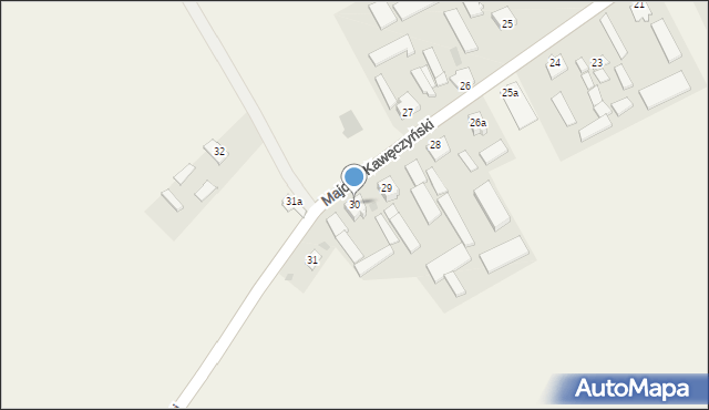Majdan Kawęczyński, Majdan Kawęczyński, 30, mapa Majdan Kawęczyński