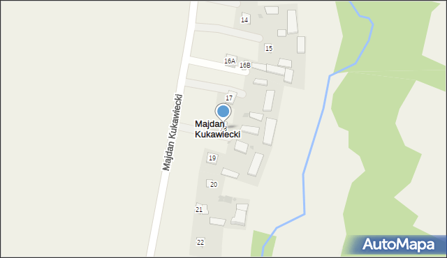 Majdan Kukawiecki, Majdan Kukawiecki, 18, mapa Majdan Kukawiecki