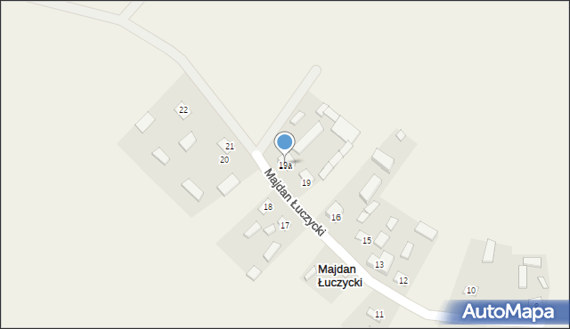 Majdan Łuczycki, Majdan Łuczycki, 19a, mapa Majdan Łuczycki