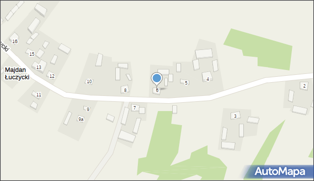 Majdan Łuczycki, Majdan Łuczycki, 6, mapa Majdan Łuczycki