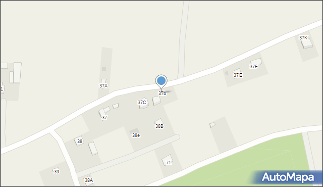 Majdan Mętowski, Majdan Mętowski, 37b, mapa Majdan Mętowski