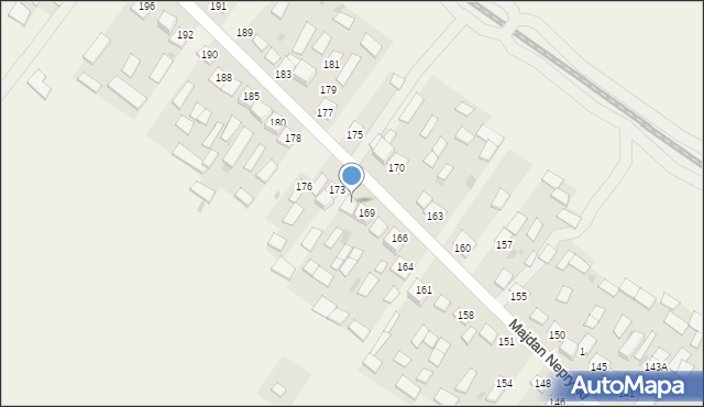 Majdan Nepryski, Majdan Nepryski, 171, mapa Majdan Nepryski