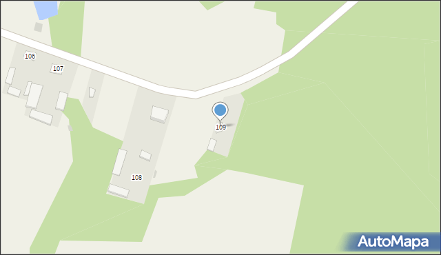 Majdan Nowy, Majdan Nowy, 109, mapa Majdan Nowy