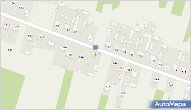 Majdan Nowy, Majdan Nowy, 62, mapa Majdan Nowy