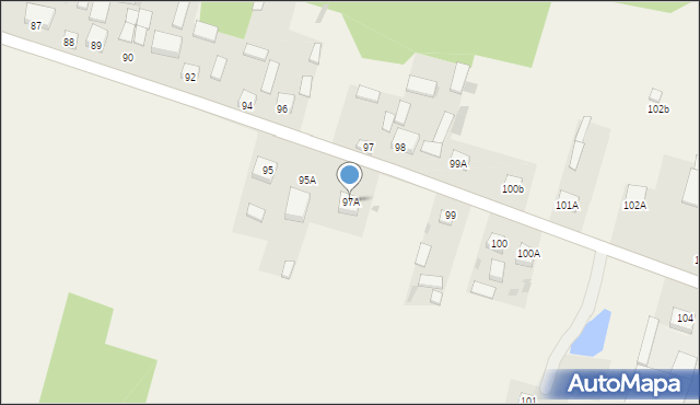 Majdan Nowy, Majdan Nowy, 97A, mapa Majdan Nowy