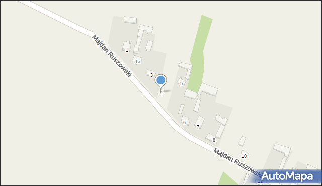 Majdan Ruszowski, Majdan Ruszowski, 4, mapa Majdan Ruszowski