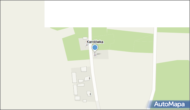 Majdan-Sielec, Majdan-Sielec, 11, mapa Majdan-Sielec