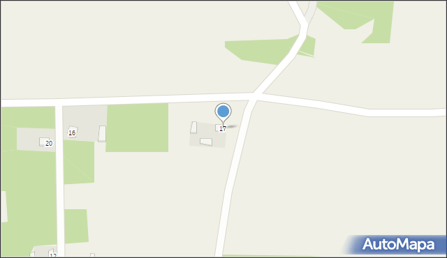 Majdan-Sielec, Majdan-Sielec, 17, mapa Majdan-Sielec