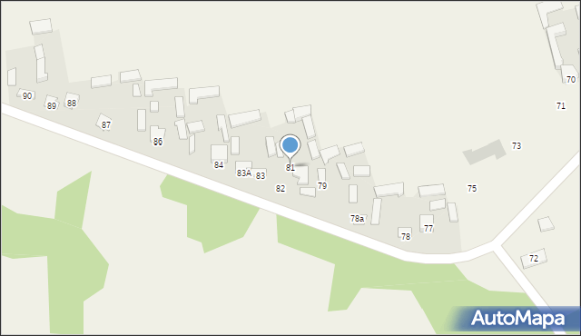 Majdan-Sielec, Majdan-Sielec, 81, mapa Majdan-Sielec
