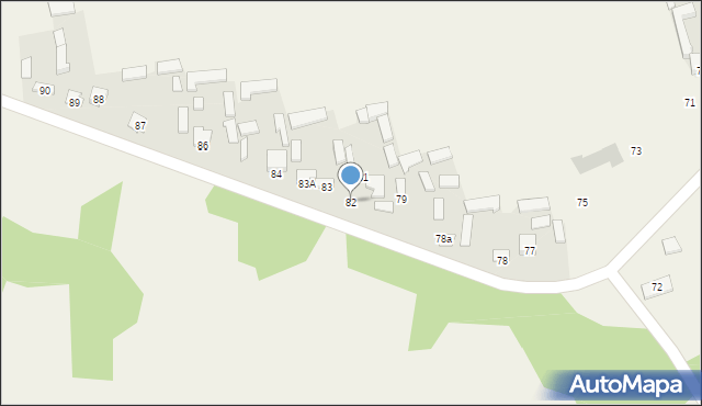 Majdan-Sielec, Majdan-Sielec, 82, mapa Majdan-Sielec
