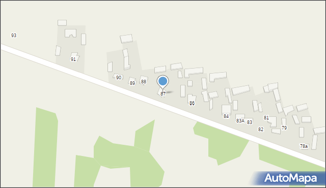 Majdan-Sielec, Majdan-Sielec, 87, mapa Majdan-Sielec