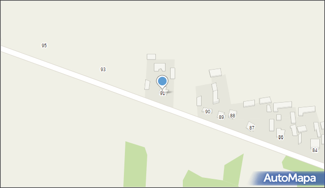 Majdan-Sielec, Majdan-Sielec, 91, mapa Majdan-Sielec