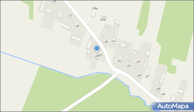 Majdan Sieniawski, Majdan Sieniawski, 140, mapa Majdan Sieniawski