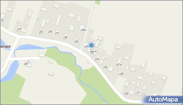 Majdan Sieniawski, Majdan Sieniawski, 162, mapa Majdan Sieniawski