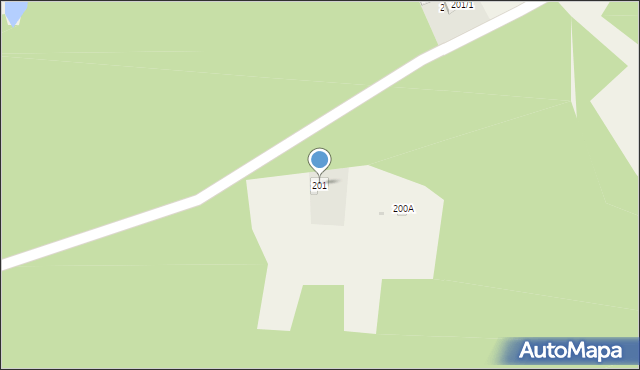 Majdan Sieniawski, Majdan Sieniawski, 201, mapa Majdan Sieniawski