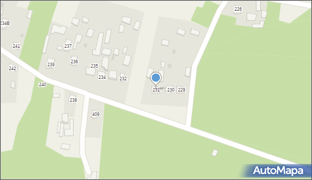 Majdan Sieniawski, Majdan Sieniawski, 231, mapa Majdan Sieniawski
