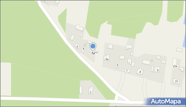 Majdan Sieniawski, Majdan Sieniawski, 5a, mapa Majdan Sieniawski