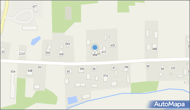 Majdan Sieniawski, Majdan Sieniawski, 96a, mapa Majdan Sieniawski