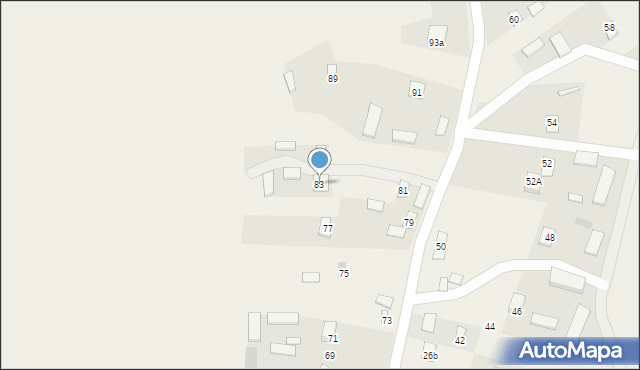 Majdan Sitaniecki, Majdan Sitaniecki, 83, mapa Majdan Sitaniecki