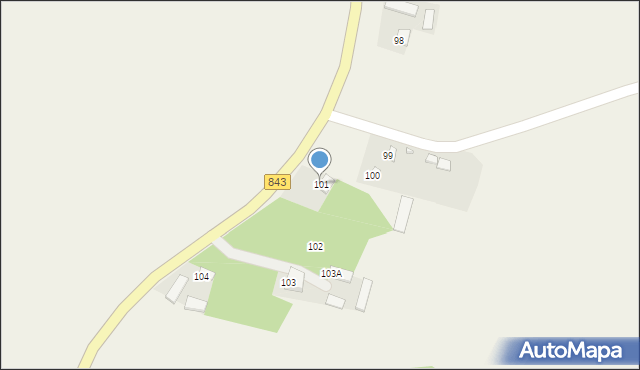 Majdan Skierbieszowski, Majdan Skierbieszowski, 101, mapa Majdan Skierbieszowski