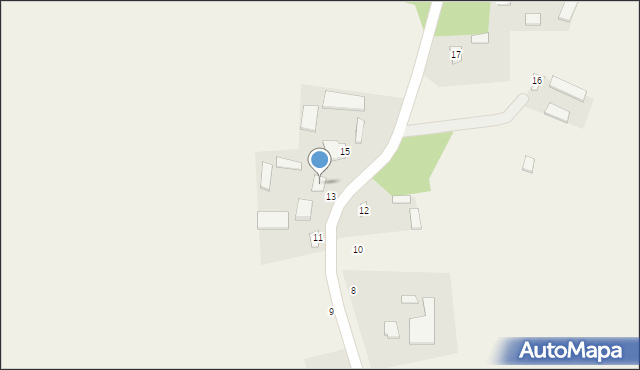 Majdan Skierbieszowski, Majdan Skierbieszowski, 14, mapa Majdan Skierbieszowski