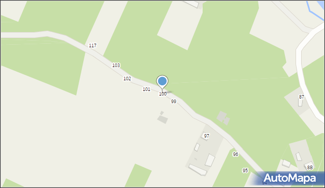 Majdan Skrzyniecki, Majdan Skrzyniecki, 100, mapa Majdan Skrzyniecki