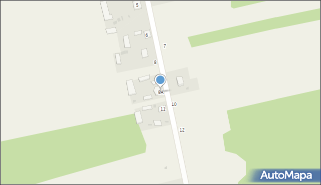 Majdan Sobolewski, Majdan Sobolewski, 9A, mapa Majdan Sobolewski