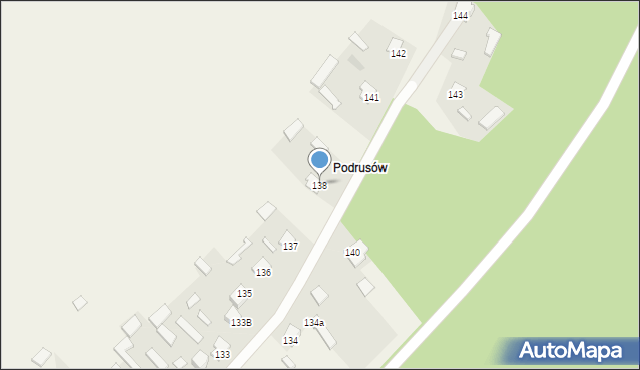 Majdan Sopocki Drugi, Majdan Sopocki Drugi, 138, mapa Majdan Sopocki Drugi