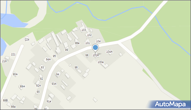 Majdan Sopocki Pierwszy, Majdan Sopocki Pierwszy, 101A, mapa Majdan Sopocki Pierwszy