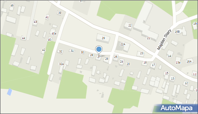 Majdan Stary, Majdan Stary, 27, mapa Majdan Stary