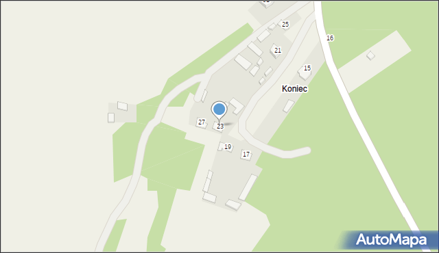 Majdan Wielki, Majdan Wielki, 23, mapa Majdan Wielki