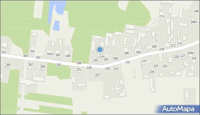 Majdan Wielki, Majdan Wielki, 292A, mapa Majdan Wielki