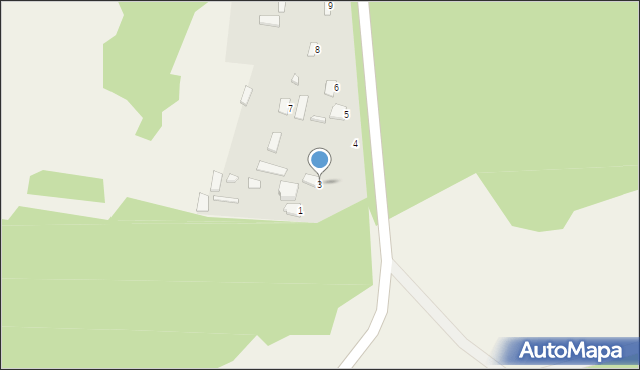 Majdan Wielki, Majdan Wielki, 3, mapa Majdan Wielki