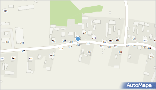 Majdan Wielki, Majdan Wielki, 315, mapa Majdan Wielki