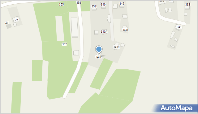 Majdan Wielki, Majdan Wielki, 349c, mapa Majdan Wielki