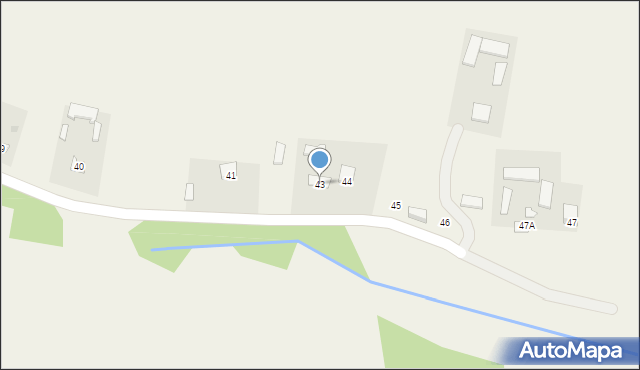 Majdan Wielki, Majdan Wielki, 43, mapa Majdan Wielki